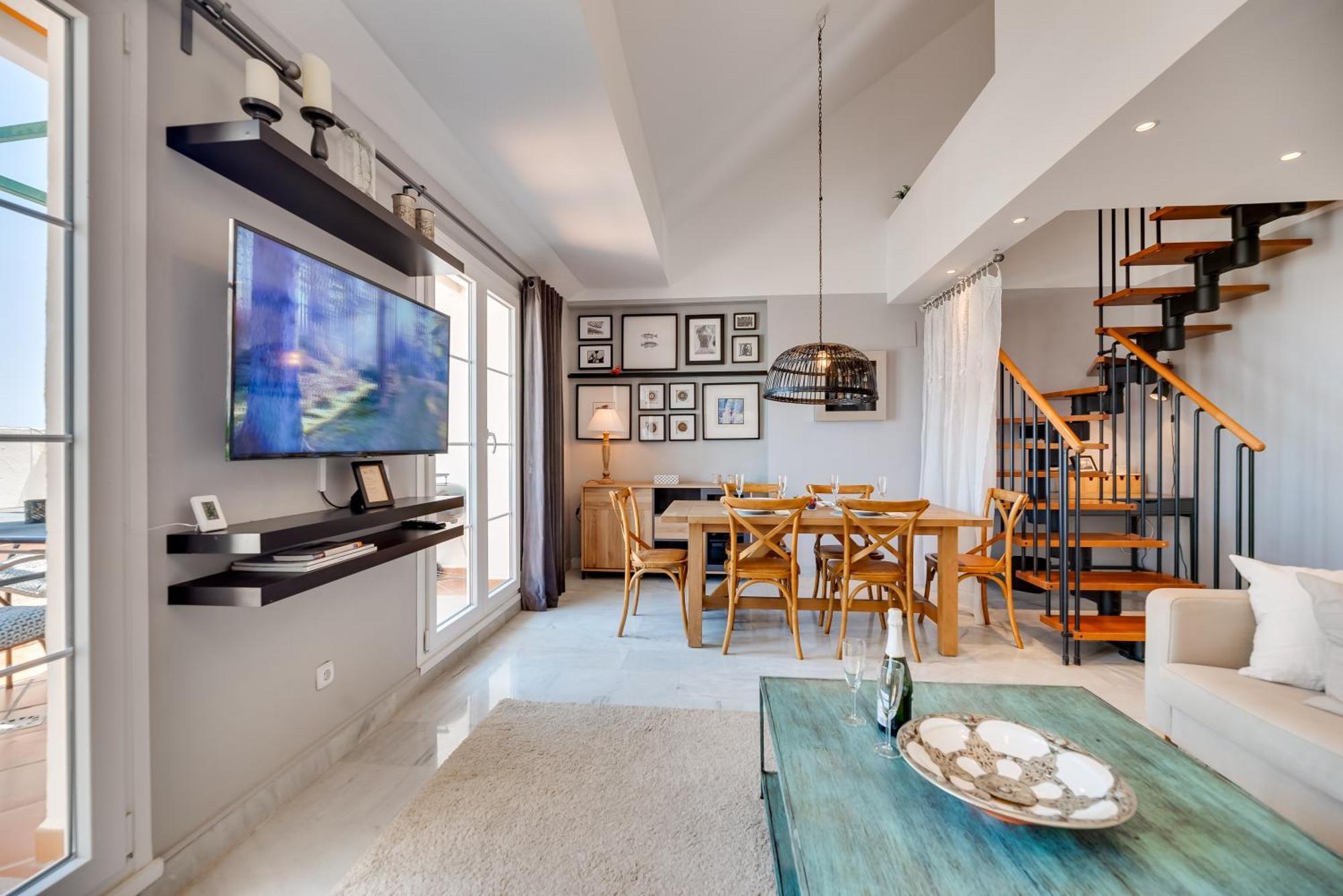 마르베야 Elegant 2 Bdrm Penthouse With Bbq And Pools 아파트 외부 사진