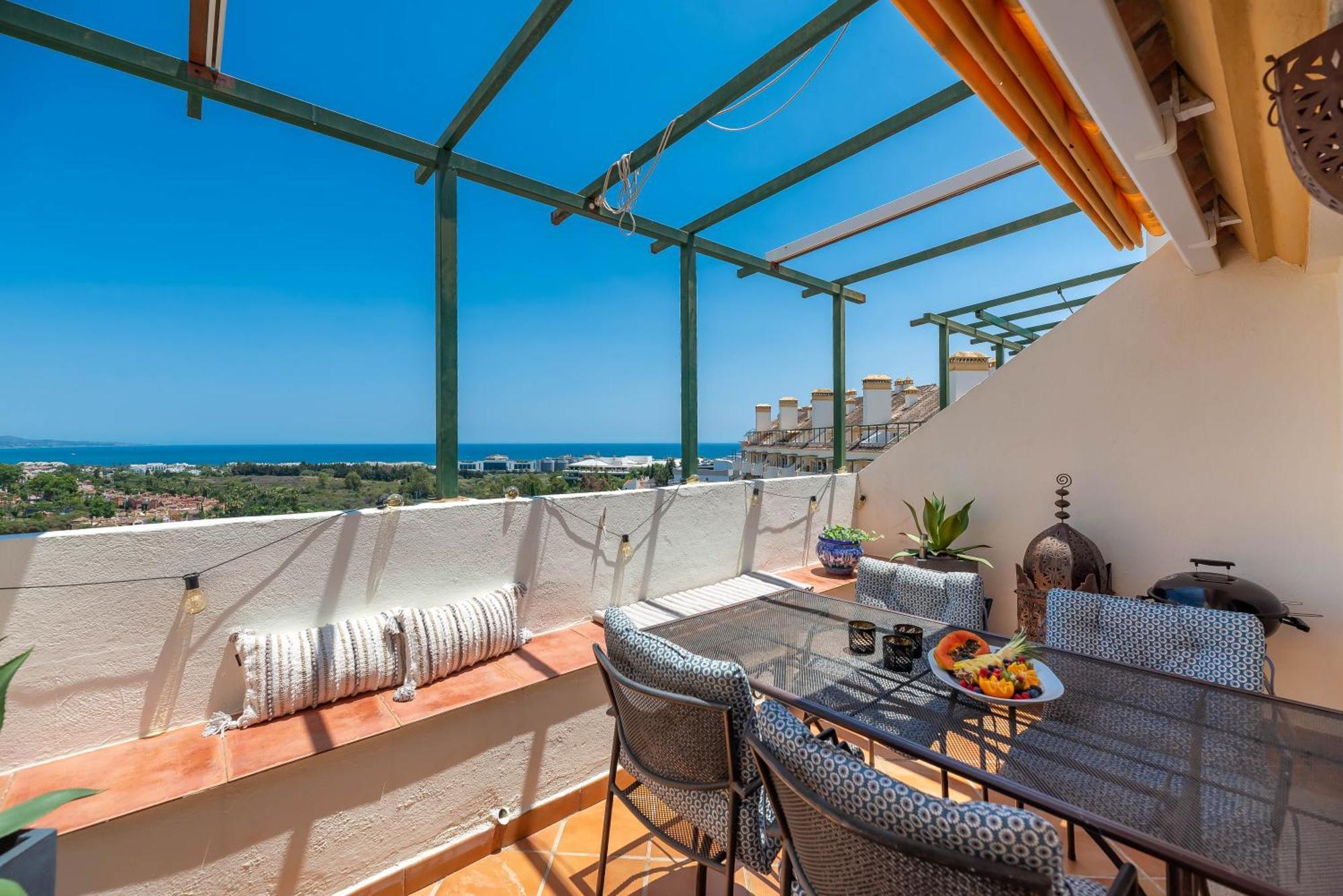마르베야 Elegant 2 Bdrm Penthouse With Bbq And Pools 아파트 외부 사진